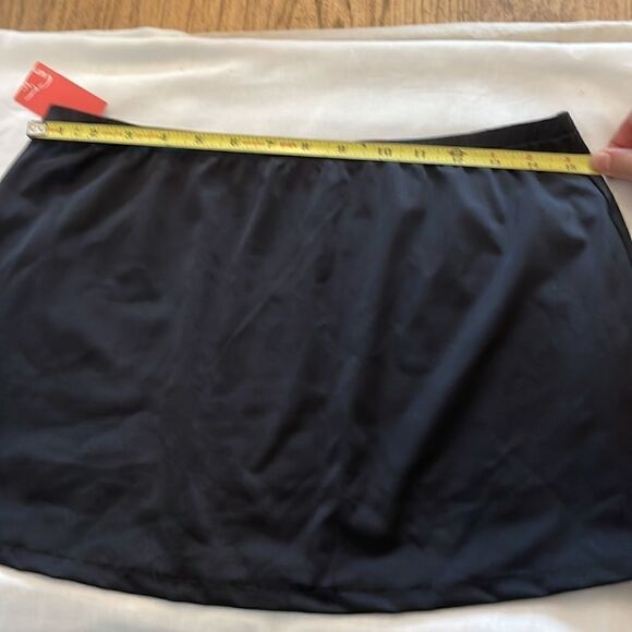 LISA CURRAN BLACK PAREO MINI SKIRT.  NEW - Picture 2 of 7